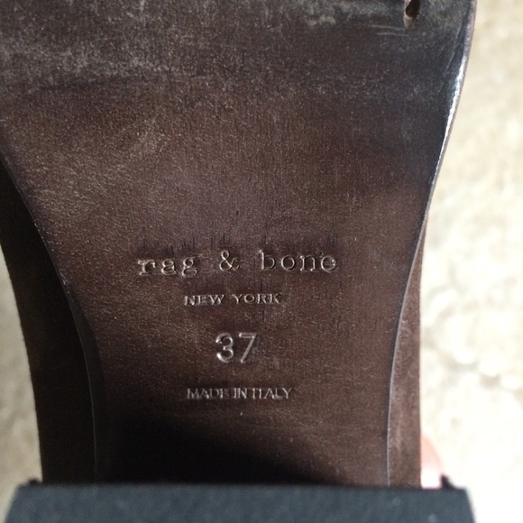 rag & bone Arrow Boot Espresso Suede - Picture 3 of 5